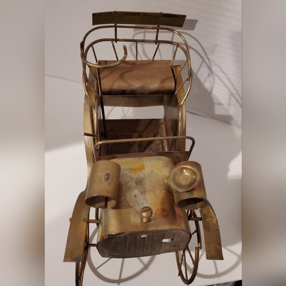 Vintage Copper Old Car Model Figure - Picture 8 of 10